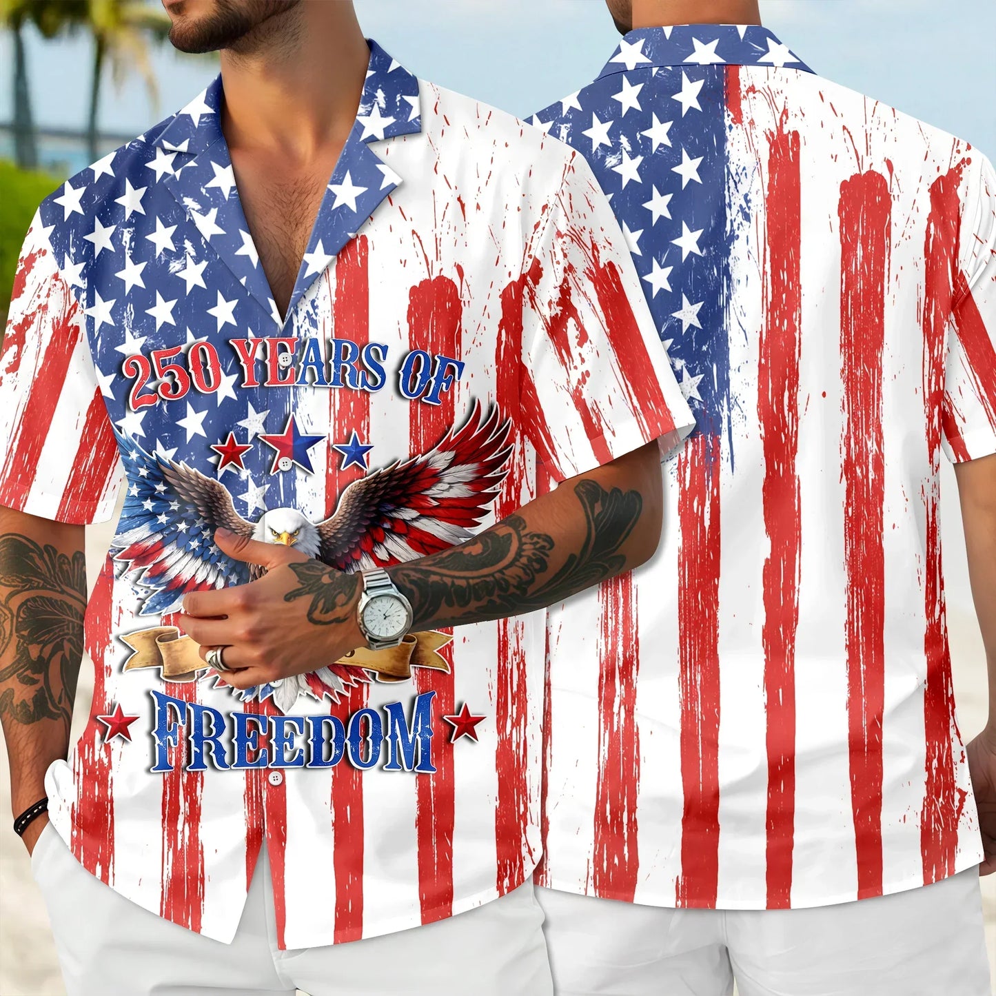 250 Years Of Freedom Hawaiian Shirt