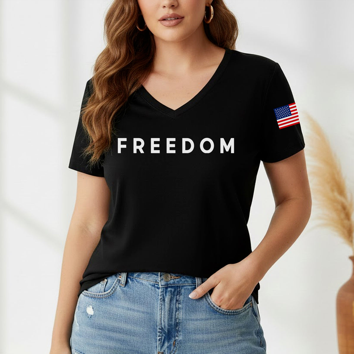 Freedom Milimalism – American 250th Anniversary 1776–2026 – Unisex T-Shirt / Comfort Colors Shirt / V-Neck / Hoodie / Sweatshirt