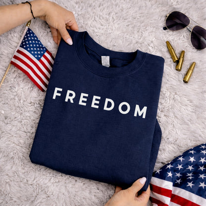 Freedom Milimalism – American 250th Anniversary 1776–2026 – Unisex T-Shirt / Comfort Colors Shirt / V-Neck / Hoodie / Sweatshirt