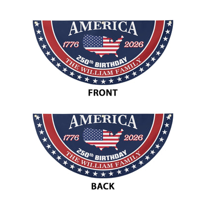 Personalized America 250th Anniversary Flag – Patriotic USA Flag 1776-2026 Custom Family