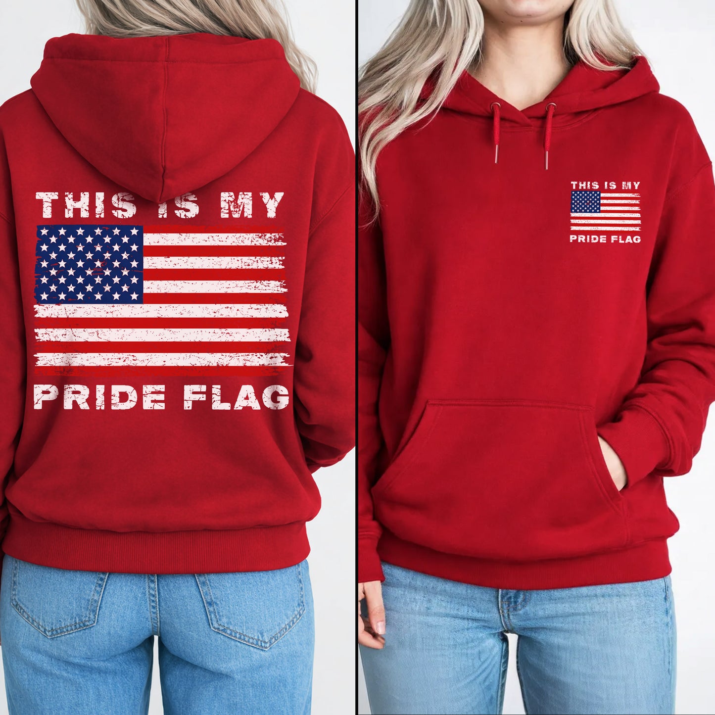 This is My Pride Flag – American 250th Anniversary 1776–2026 – Unisex T-Shirt / Comfort Colors Shirt / V-Neck / Hoodie / Sweatshirt