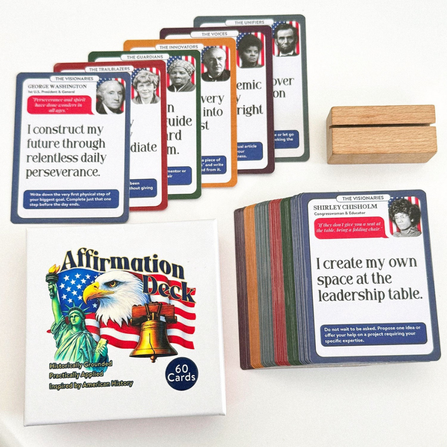 American History Affirmation Deck – Lessons of Strength and Inspiration