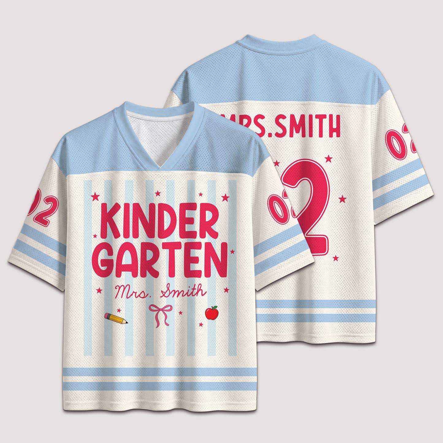 Custom Sports Jersey – Personalized Name and Number Mesh