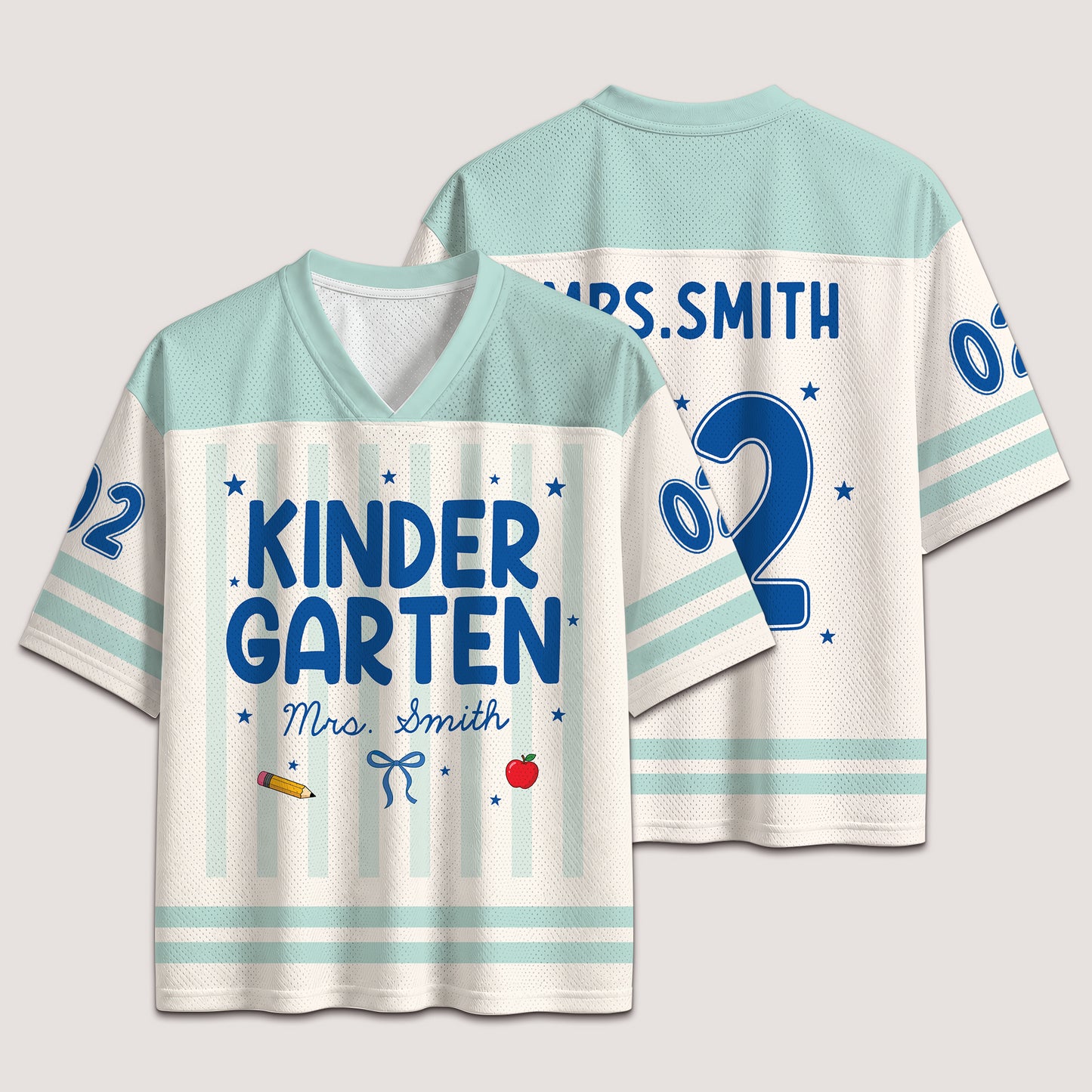 Custom Sports Jersey – Personalized Name and Number Mesh