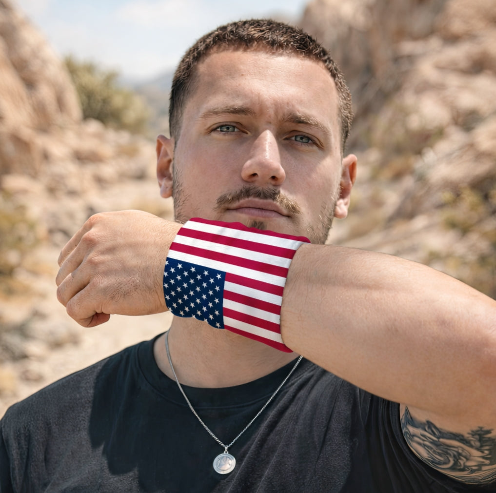 USA Flag Bandana Mask – American Pride Neck Gaiter for Outdoor Wear