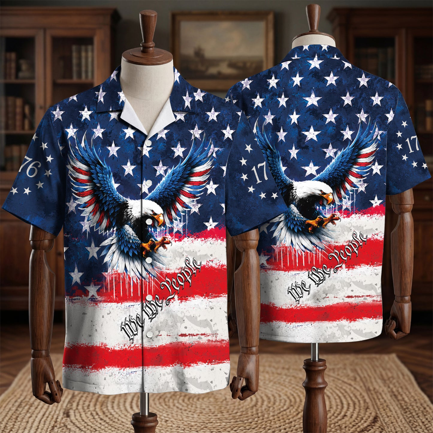 Patriotic 250th Anniversary USA 1776–2026 Hawaiian Shirt