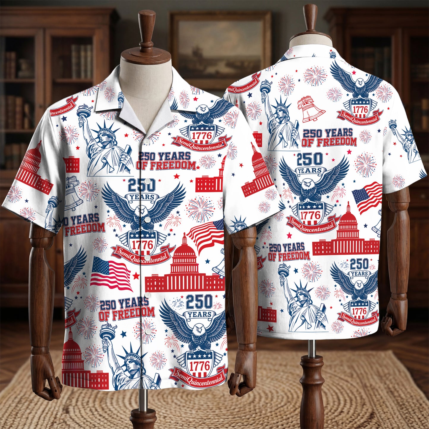 250 Years Of Freedom America Hawaiian Shirt