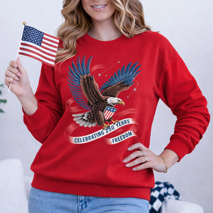 American Eagle Starry Shield – America 250th Anniversary – Unisex Tshirt Gildan / Tshirt Comfort / V-neck/ Hoodie / Sweatshirt