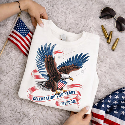 American Eagle Starry Shield – America 250th Anniversary – Unisex Tshirt Gildan / Tshirt Comfort / V-neck/ Hoodie / Sweatshirt