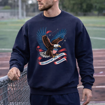 American Eagle Starry Shield – America 250th Anniversary – Unisex Tshirt Gildan / Tshirt Comfort / V-neck/ Hoodie / Sweatshirt