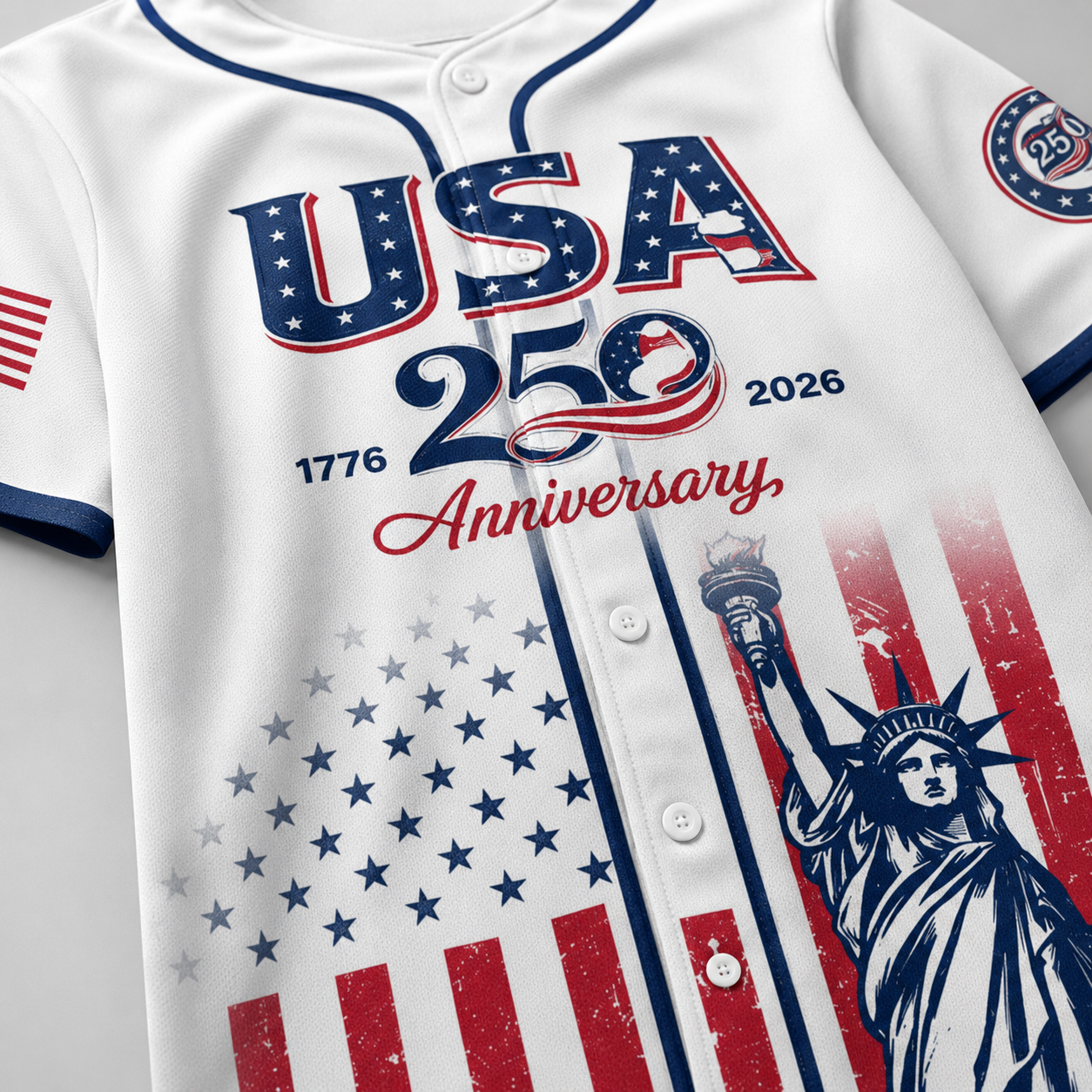 Patriot’s Pride 1776–2026 Baseball Jersey Unisex Shirt