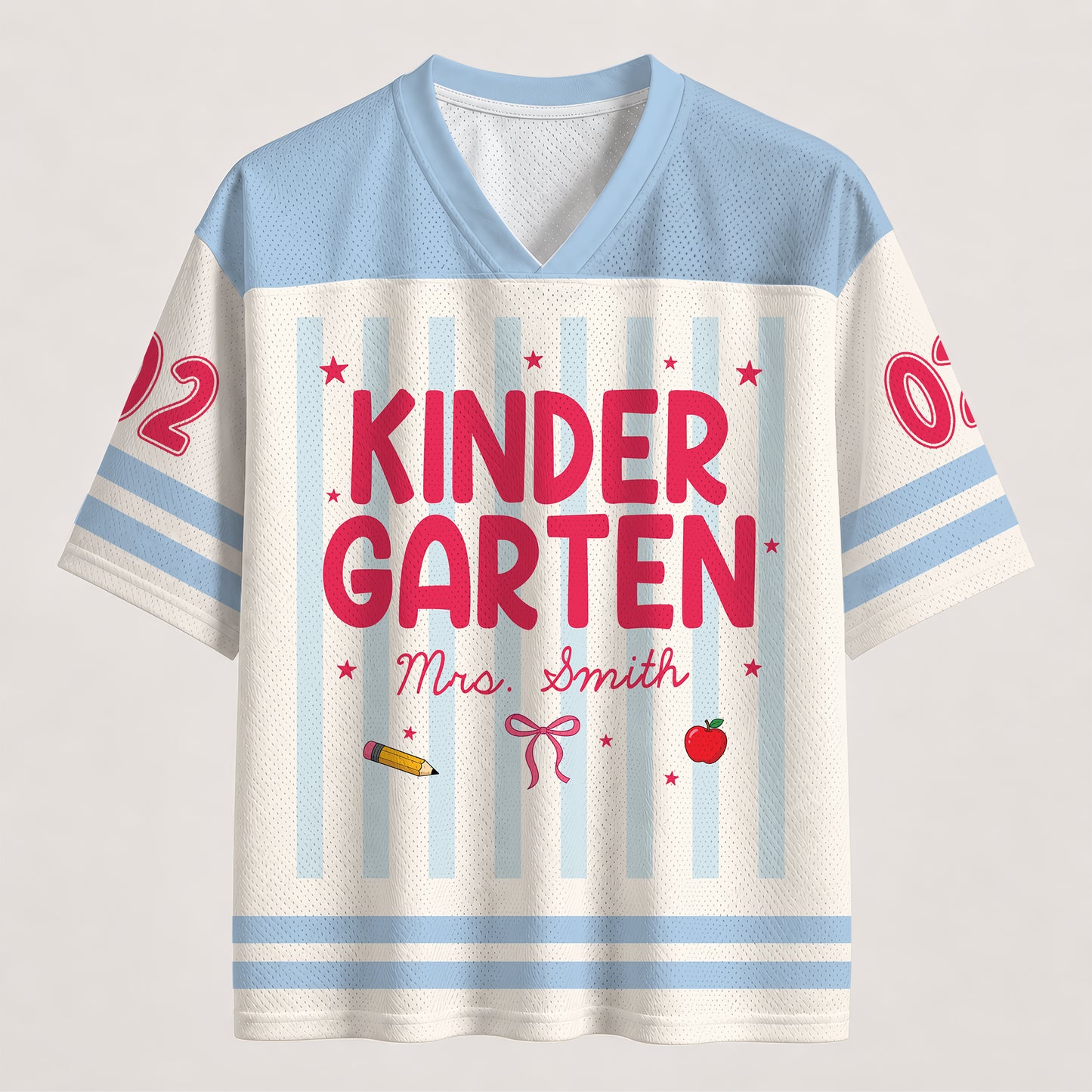 Custom Sports Jersey – Personalized Name and Number Mesh
