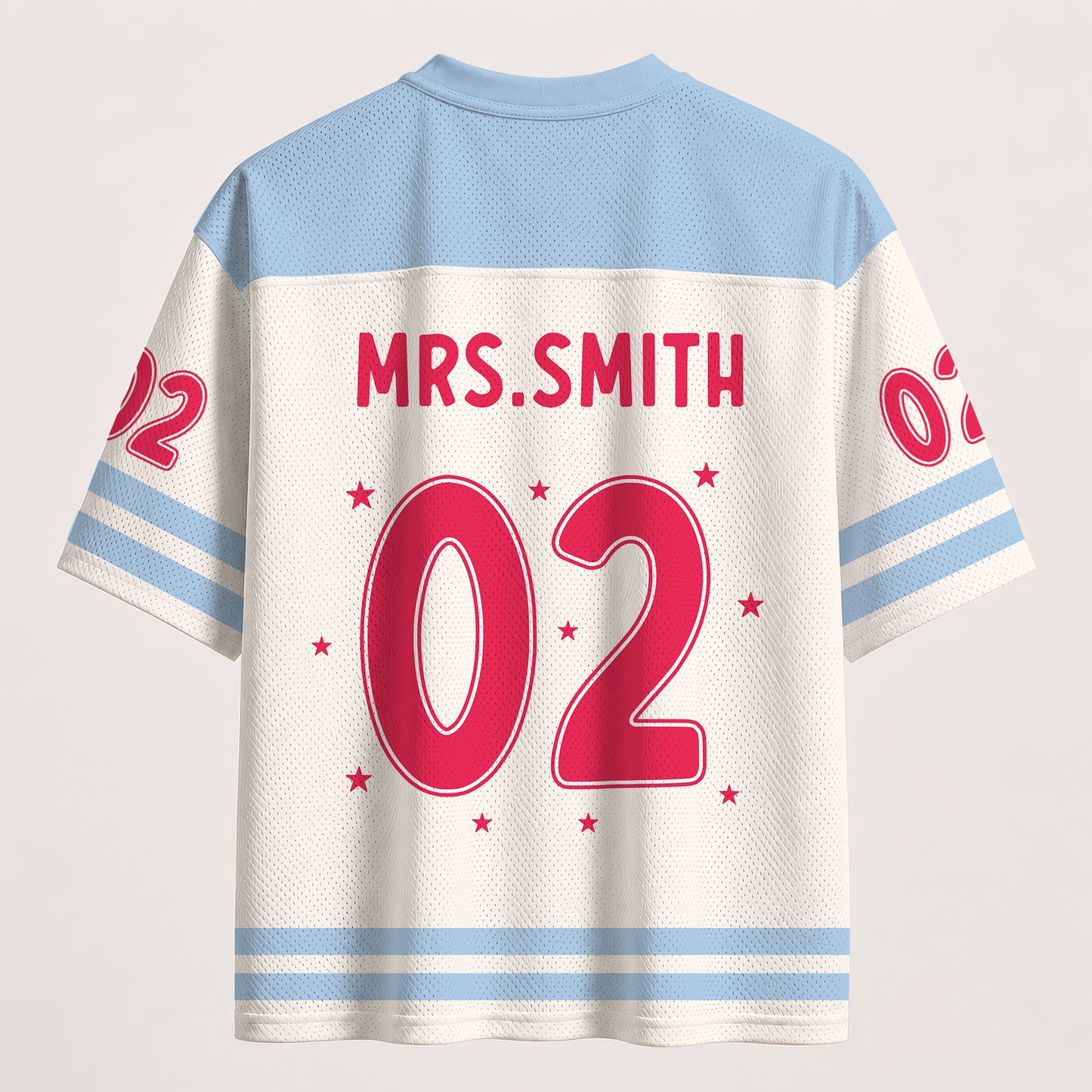 Custom Sports Jersey – Personalized Name and Number Mesh