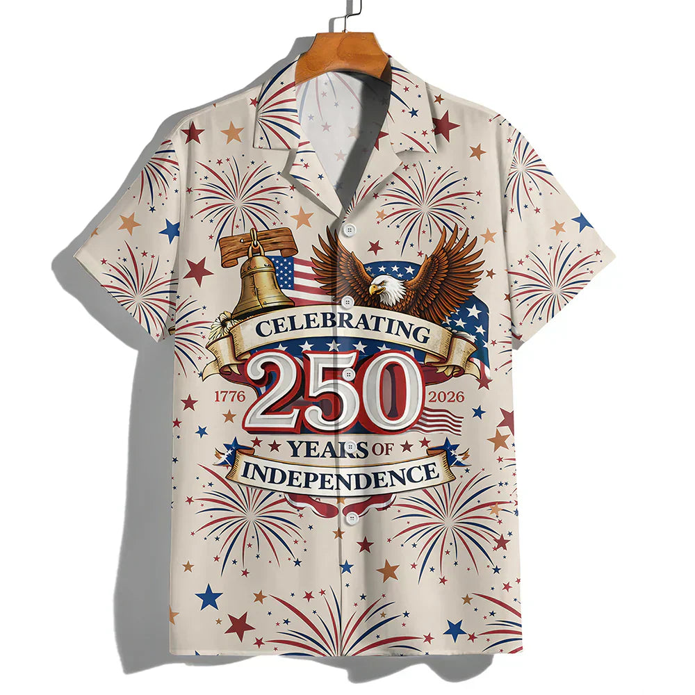 Personalized Celebrating 250 Years Of Independence Hawaiian Shirt