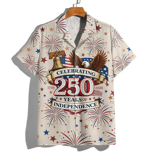 Personalized Celebrating 250 Years Of Independence Hawaiian Shirt