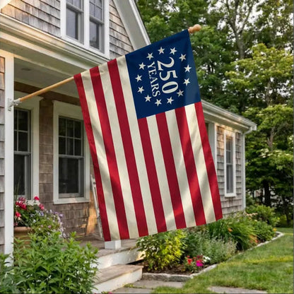 250th Anniversary Betsy Ross Porch Garden/House Flag