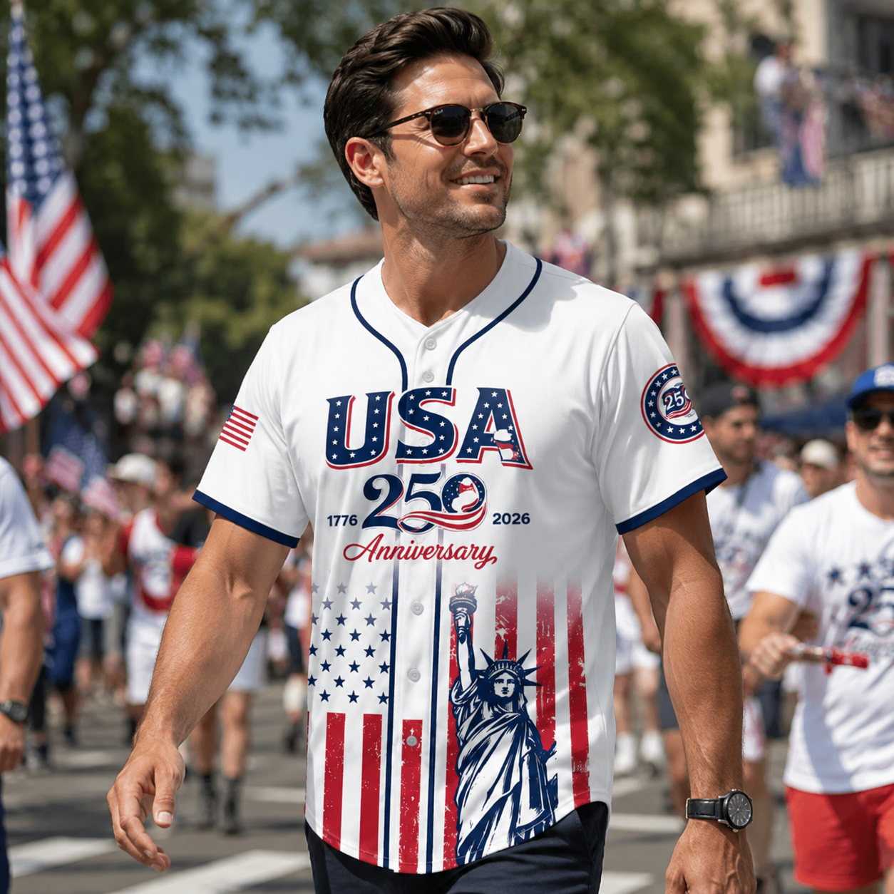 Patriot’s Pride 1776–2026 Baseball Jersey Unisex Shirt