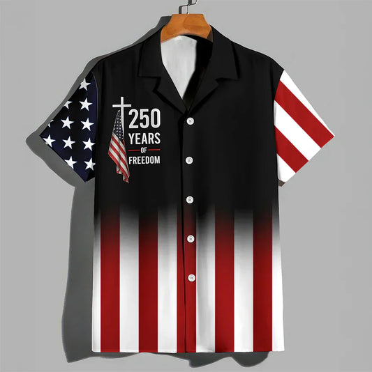 America 250 Years Of Freedom 1776 - 2026 Hawaiian Shirt