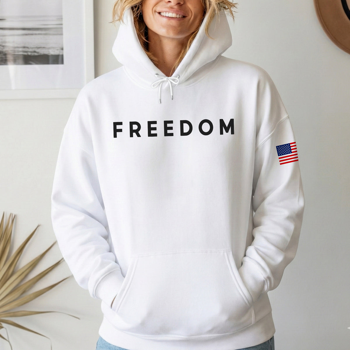 Freedom Milimalism – American 250th Anniversary 1776–2026 – Unisex T-Shirt / Comfort Colors Shirt / V-Neck / Hoodie / Sweatshirt