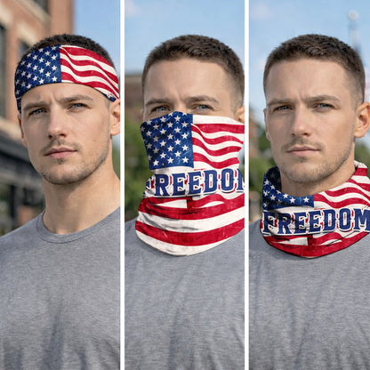 Freedom Flag Bandana Mask