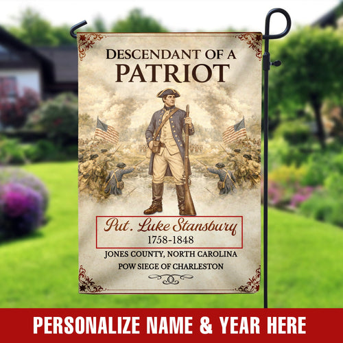 Custom Name USA Flag - 250th Anniversary Freedom 1776-2026