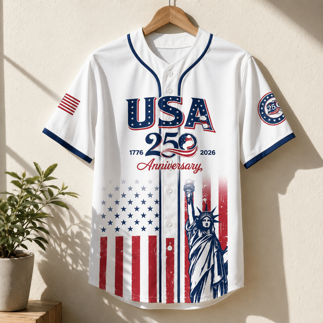 Patriot’s Pride 1776–2026 Baseball Jersey Unisex Shirt