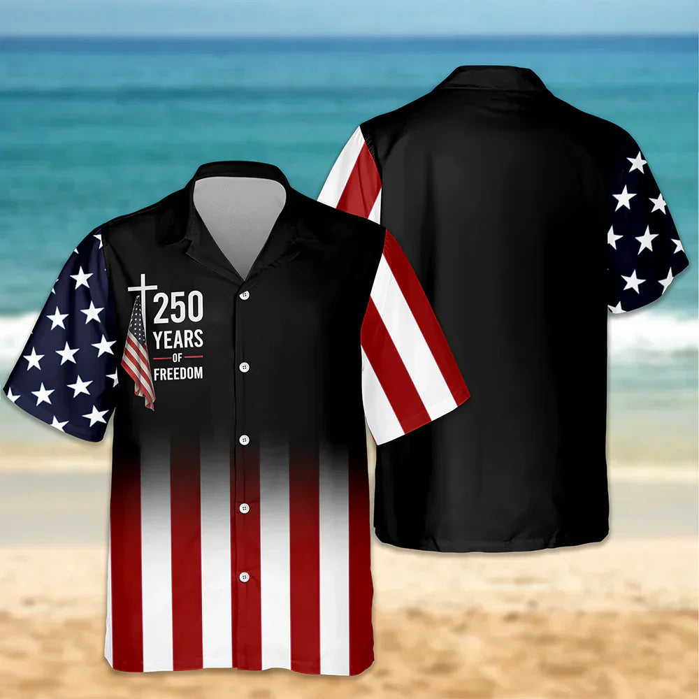 America 250 Years Of Freedom 1776 - 2026 Hawaiian Shirt