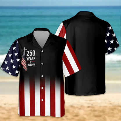America 250 Years Of Freedom 1776 - 2026 Hawaiian Shirt