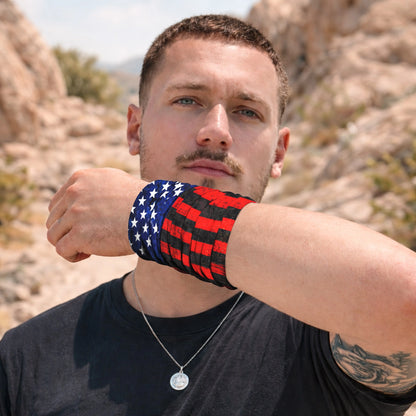 Blue Red USA Flag Bandana Mask Bandana Mask