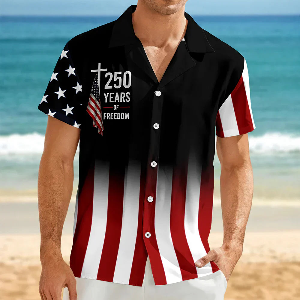 America 250 Years Of Freedom 1776 - 2026 Hawaiian Shirt