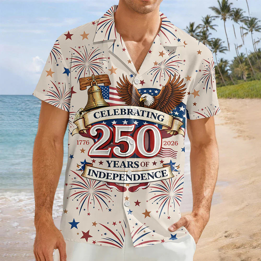 Personalized Celebrating 250 Years Of Independence Hawaiian Shirt