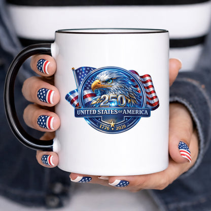 [NEW] Waterproof USA 250th Anniversary Eagle Emblem Decal – United States 1776–2026