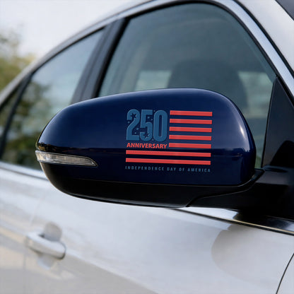 250th Anniversary of America - Independence Day Flag Design Decal