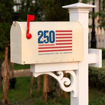 250th Anniversary of America - Independence Day Flag Design Decal