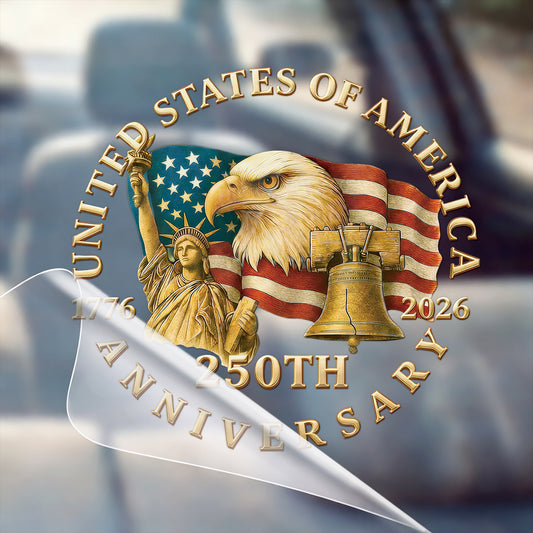 Vintage Eagle Crest United States 250th Anniversary Decal