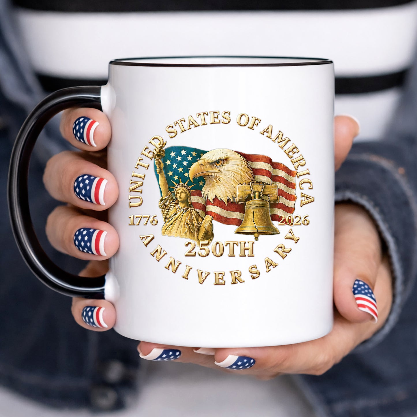 Vintage Eagle Crest United States 250th Anniversary Decal