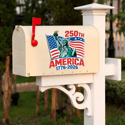 250th Anniversary of America - Statue of Liberty with Flag Decal