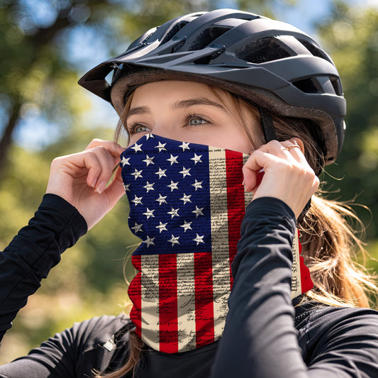 USA Declaration Flag Bandana Mask