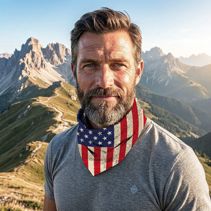 USA Declaration Flag Bandana Mask