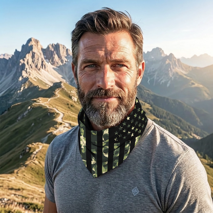 Camo Black Flag Bandana Mask