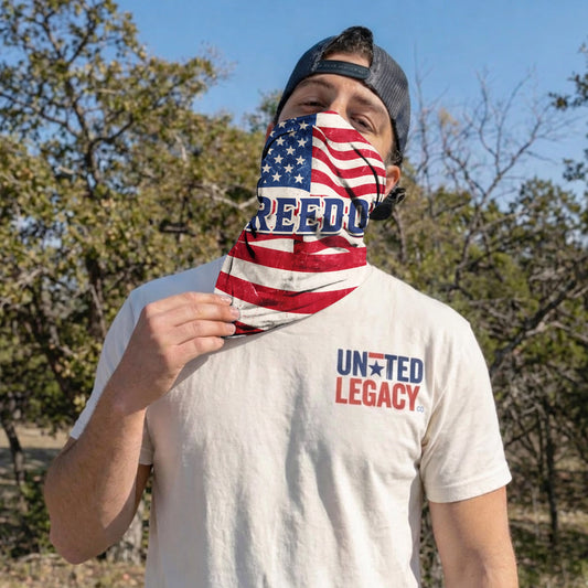 Freedom Flag Bandana Mask