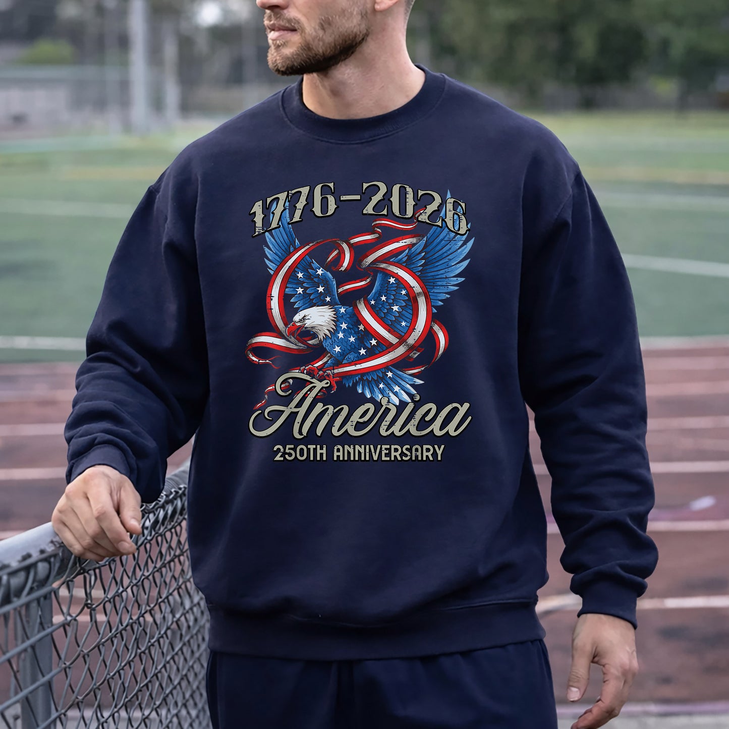 America 250th Anniversary Eagle – America 250th Anniversary – Unisex Tshirt Gildan / Tshirt Comfort / V-neck/ Hoodie / Sweatshirt