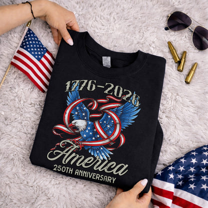 America 250th Anniversary Eagle – America 250th Anniversary – Unisex Tshirt Gildan / Tshirt Comfort / V-neck/ Hoodie / Sweatshirt