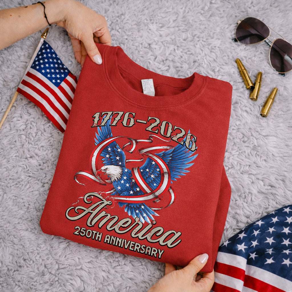 America 250th Anniversary Eagle – America 250th Anniversary – Unisex Tshirt Gildan / Tshirt Comfort / V-neck/ Hoodie / Sweatshirt