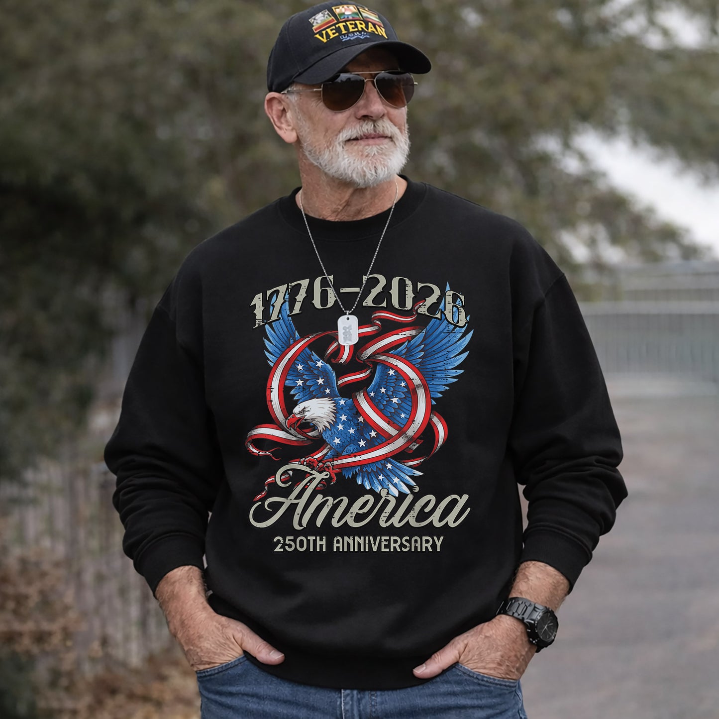 America 250th Anniversary Eagle – America 250th Anniversary – Unisex Tshirt Gildan / Tshirt Comfort / V-neck/ Hoodie / Sweatshirt