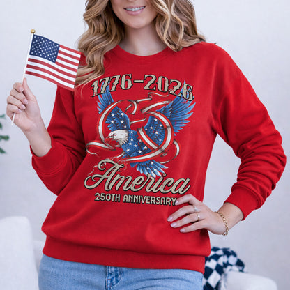 America 250th Anniversary Eagle – America 250th Anniversary – Unisex Tshirt Gildan / Tshirt Comfort / V-neck/ Hoodie / Sweatshirt