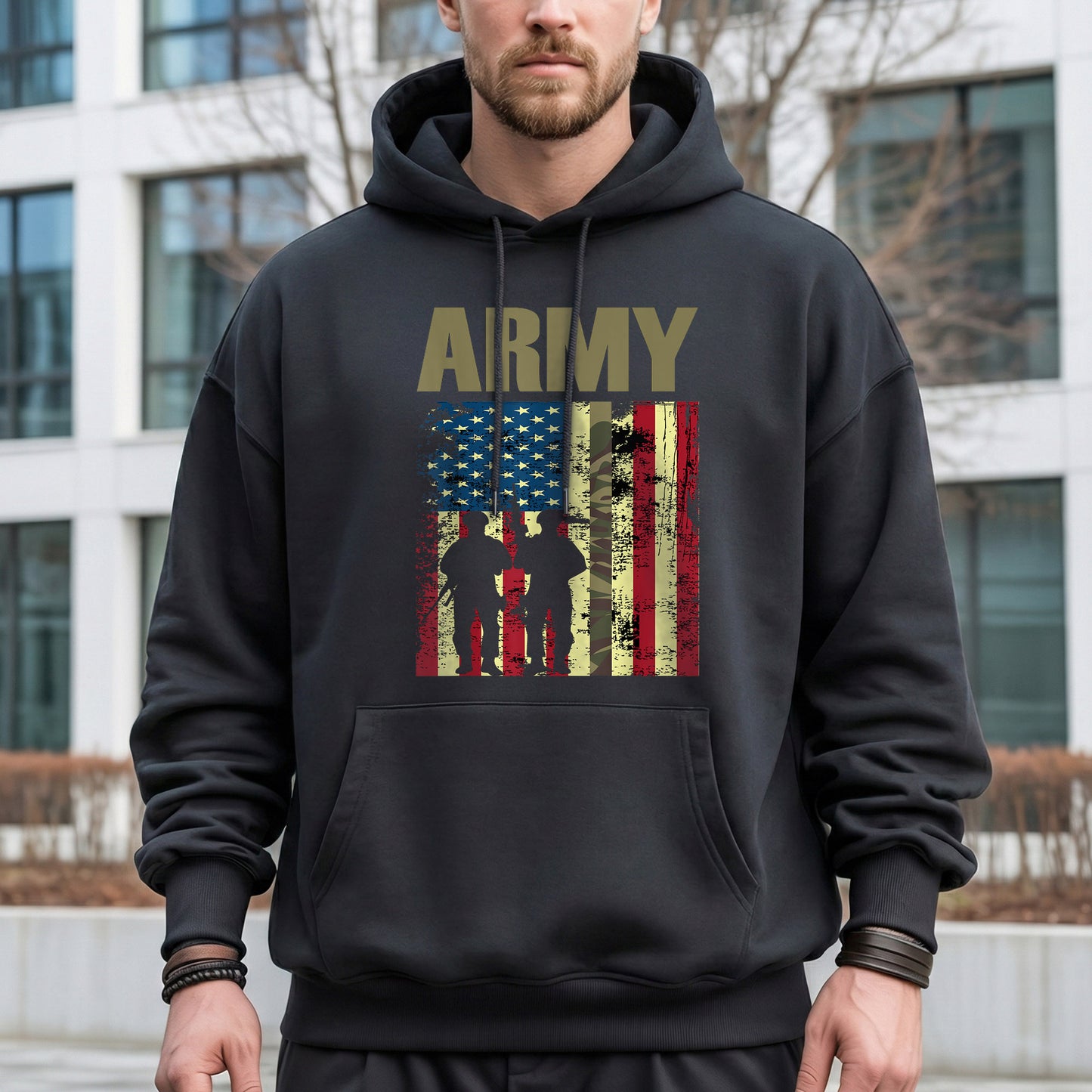 US Army Soldier Silhouette – Veteran Legacy – Unisex Tshirt Gildan / Tshirt Comfort / V-neck/ Hoodie / Sweatshirt