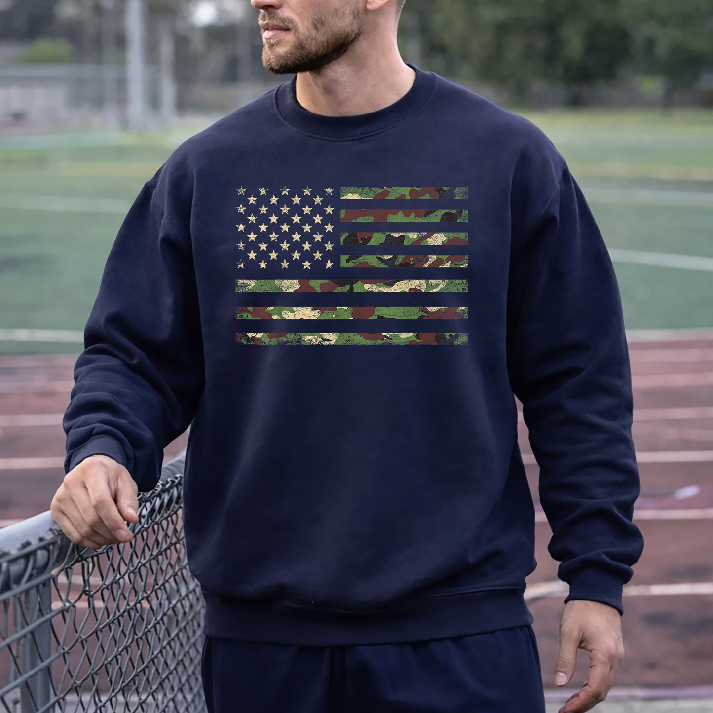 Military Camo Flag – Veteran Legacy – Unisex Tshirt Gildan / Tshirt Comfort / V-neck/ Hoodie / Sweatshirt
