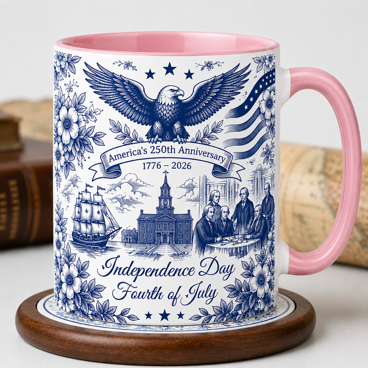 Patriotic Semiquincentennial 1776-2026 Mug - 250 Years Anniversary Acc   Legacy Store