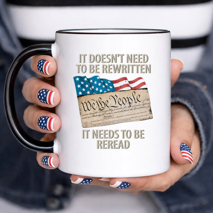 [NEW] Waterproof We The People Constitution Quote Decal – American Patriotic Design